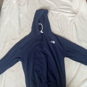 Men's navy blue north face hoodie